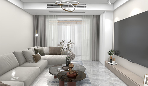 滨河御景苑133平现代风格装修VR全景图