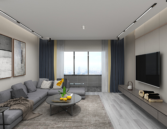 南华御景城134平现代轻奢风格装修效果图