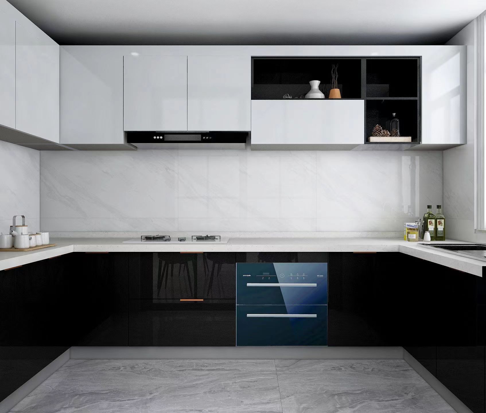 凌波苑140现代风格装修效果图