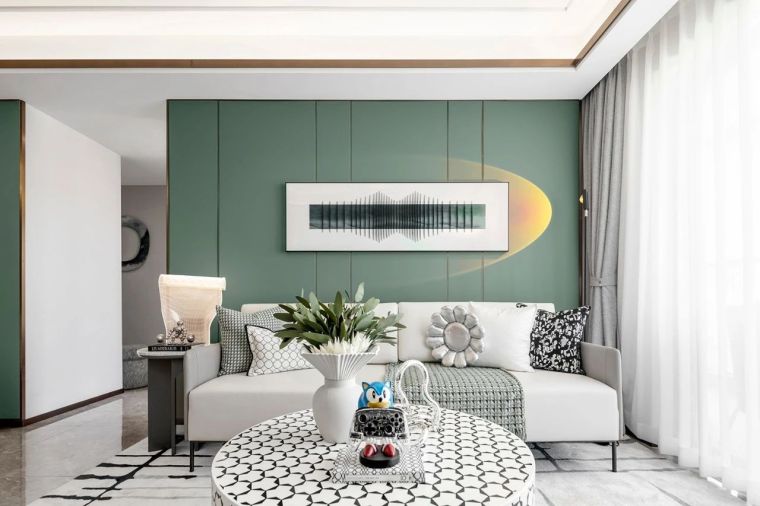 格调小品116平现代简约风格效果图